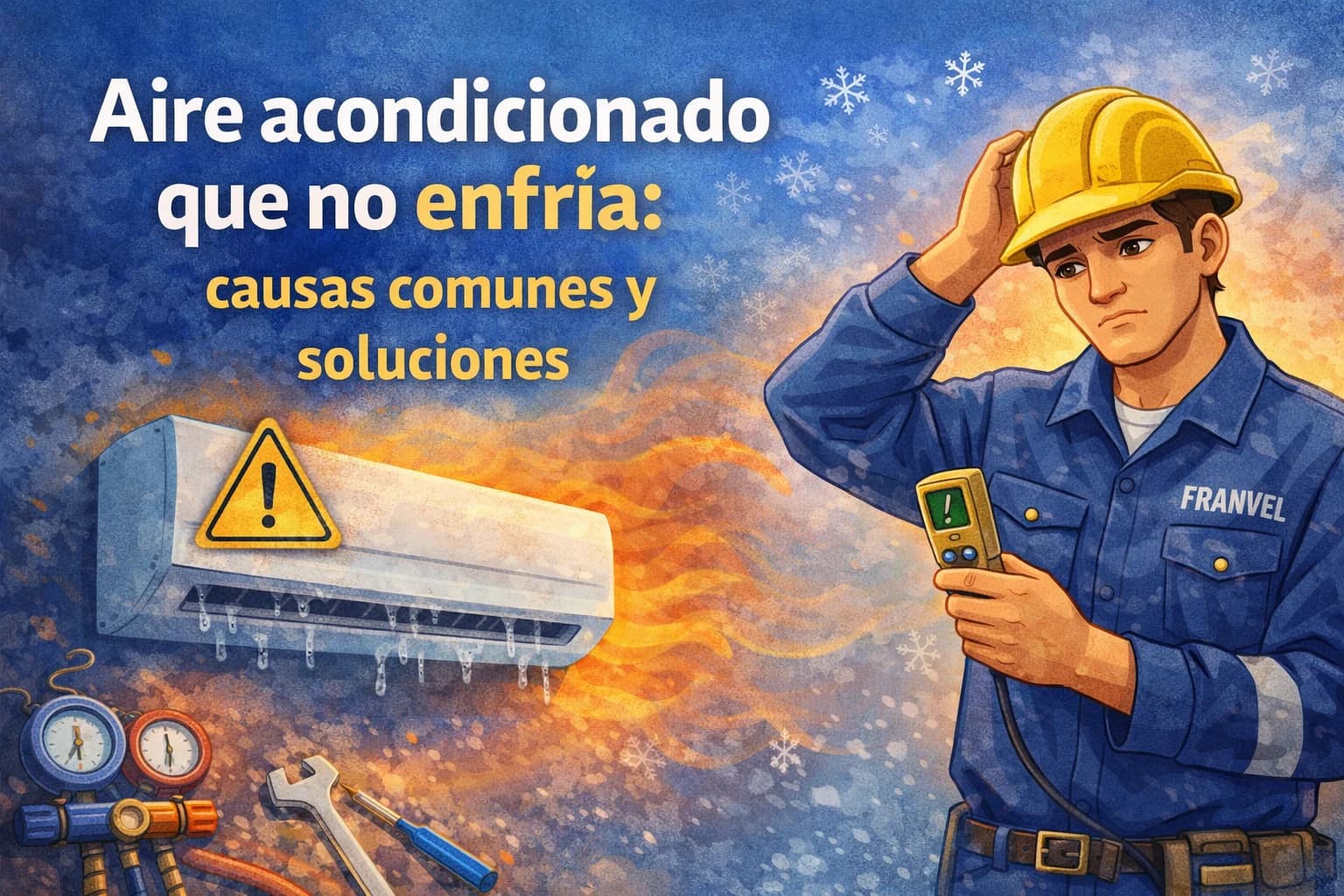 ¿Por qué mi aire acondicionado no enfría? Causas y soluciones en Valladolid